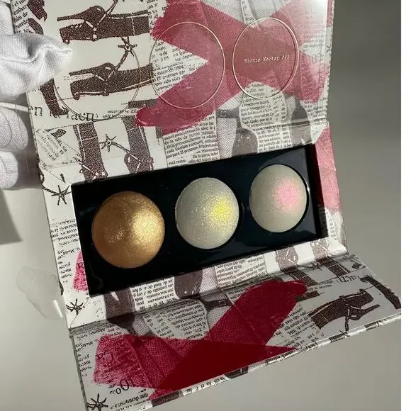 Pat McGrath Sublime Skin Highlighting Trio Palette 3x Highlighters Pink Gold +
